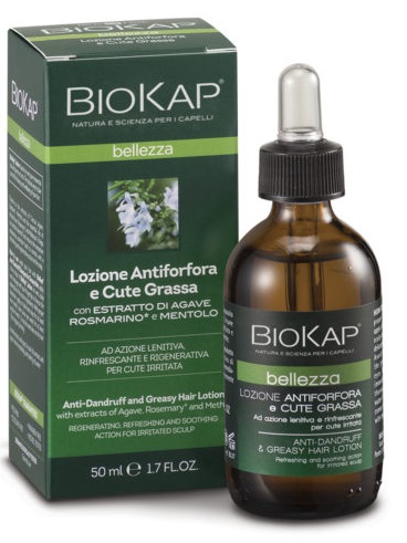 BIOKAP BELLEZZA LOZIONE ANTIFORFORA E CUTE GRASSA 50 ML BIOSLINE - Metafarm