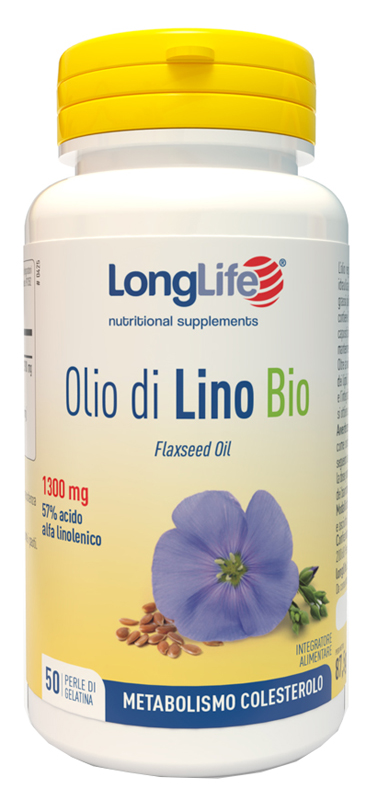 LONGLIFE OLIO DI LINO BIO 50 PERLE DI GELATINA - Metafarm