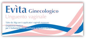 EVITA GINECOLOG UNGUENTO VAGINALE TUBO DA 30 G + 6 APPLICATORI VAGINALI MONOUSO - Metafarm