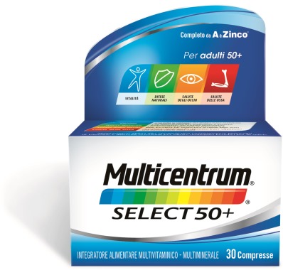 MULTICENTRUM SELECT 50+ 30 COMPRESSE - Metafarm