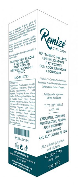 REMIZE CREMA CORPO 100 ML - Metafarm