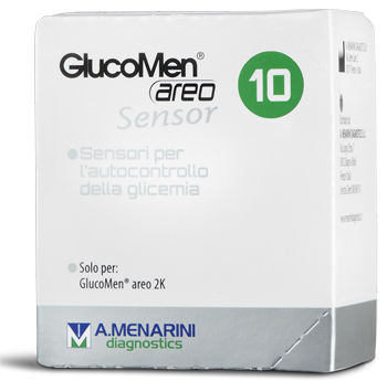 STRISCE GLUCOMEN AREO SENSOR PER ANALISI DEL GLUCOSIO 10 PEZZI - Metafarm