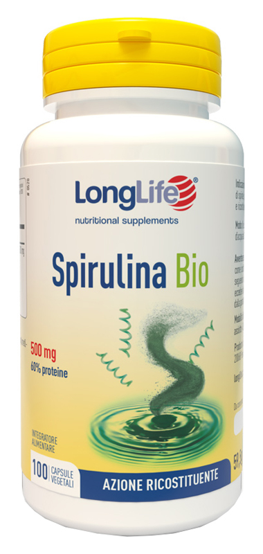 LONGLIFE SPIRULINA BIO 500 MG 100 CAPSULE VEGETALI - Metafarm
