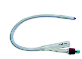 SECURDRAIN CATETERE FOLEY IN SILICONE CON SCANALATURE LONGITUDINALI 2 VIE CH 18 PALLONCINO 5/10ML - Metafarm