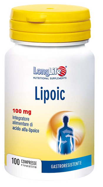 LONGLIFE LIPOIC 100 MG 100 CAPSULE RIVESTITE DA 400 MG - Metafarm