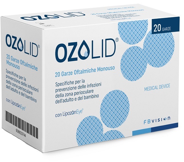 GARZA OZOLID OFTALMICA TNT CON OLIO OZONIZZATO IN FOSFOLIPIDI LIPOZONEYE 20 PEZZI - Metafarm