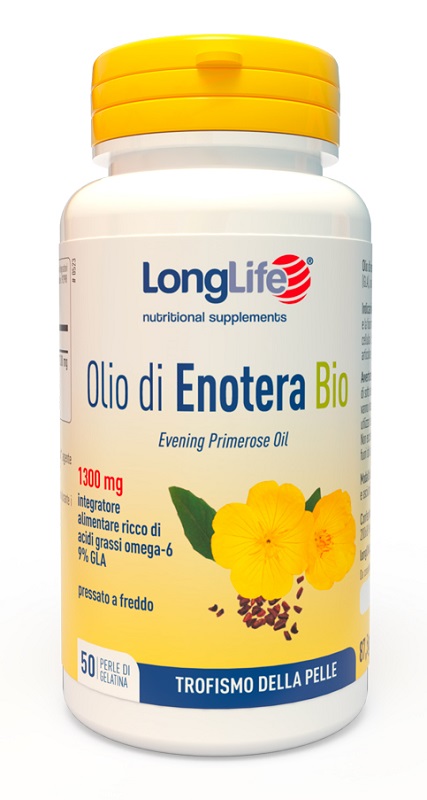 LONGLIFE OLIO ENOTERA BIO 1300 MG 50 PERLE IN GELATINA - Metafarm
