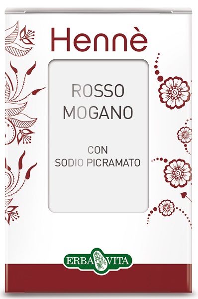 HENNE COLORANTE CAPELLI ROSSO MOGANO 100 G - Metafarm