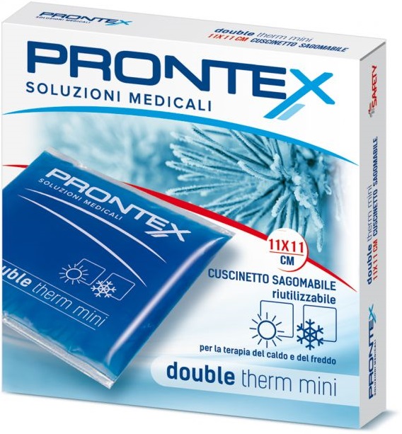 PRONTEX CUSCINETTO IN GEL RIUTILIZZABILE DOUBLE THERM 11X11CM - Metafarm