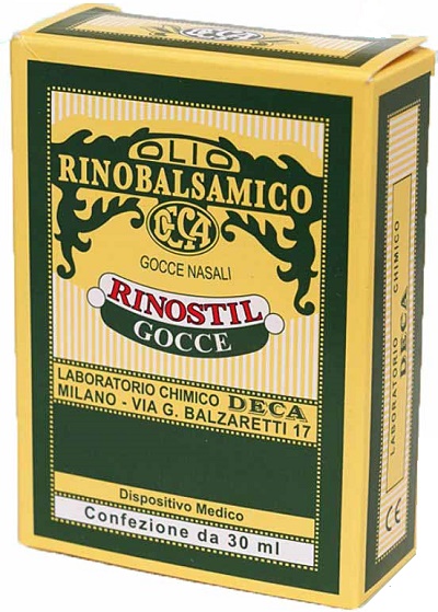 RINOSTIL GOCCE NASALI FLACONE 30ML OLIO RINOBALSAMICO PER LAPROTEZIONE DELLA MUCOSA NASALE E LA PULIZIA DELLE FOSSE NASALI - Metafarm