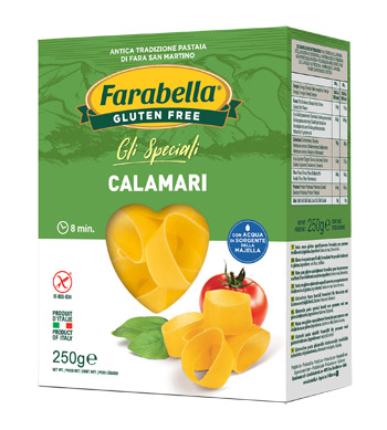 FARABELLA CALAMARI SENZA GLUTINE 250 G - Metafarm