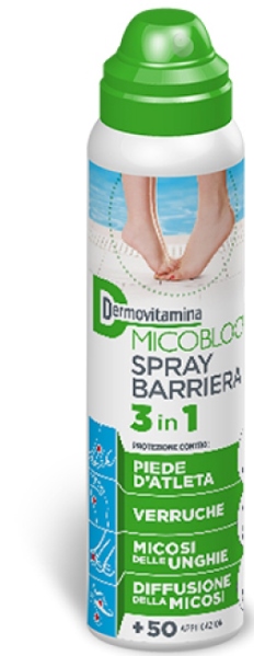DERMOVITAMINA MICOBLOCK SPRAY BARRIERA 3 IN 1 PIEDE D'ATLETA 100 ML - Metafarm
