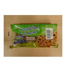 HAPPY FARM CROSTATA ALLA NOCCIOLA SENZA GLUTINE 180 G - Metafarm