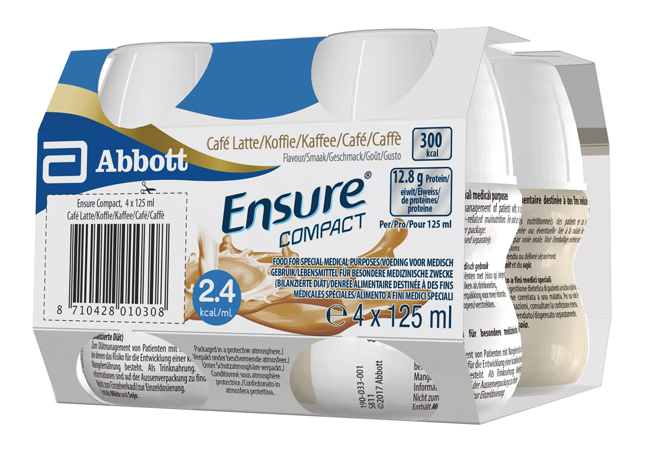 ENSURE COMPACT CAFFE 4 BOTTIGLIE DA 125 ML - Metafarm