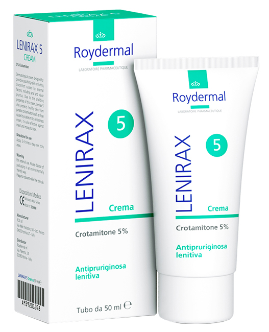 LENIRAX 5 CREMA DERMATOLOGICA CROTAMITONE 5% 50 ML - Metafarm