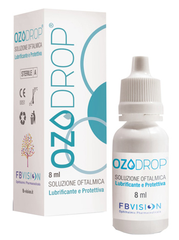 OZODROP LIPOZONEYE SOLUZIONE OFTALMICA BASE DI OLIO OZONIZZATO IN FOSFOLIPIDI 8 ML - Metafarm