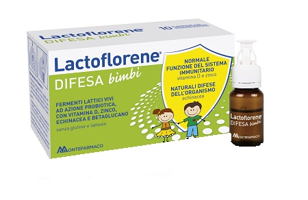 LACTOFLORENE DIFESA BAMBINI 10 FLACONI 100 ML - Metafarm