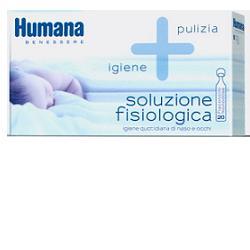 HUMANA SOLUZIONE FISIOLOGICA MONODOSE, 20 FLACONCINI DA 5ML - Metafarm