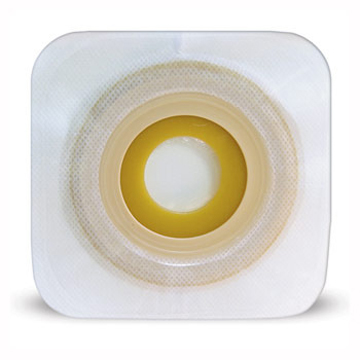 PLACCA PIANA MODELLABILE PER STOMIA DUE PEZZI 22-33MM FLANGIA 48MM CON ADESIVO IDROCOLLOIDALE 5 PEZZI - Metafarm