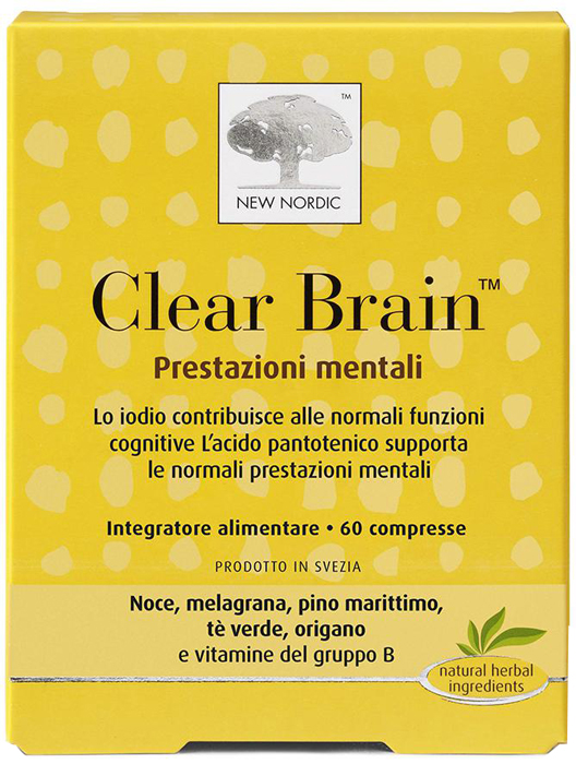 CLEAR BRAIN 60 COMPRESSE - Metafarm