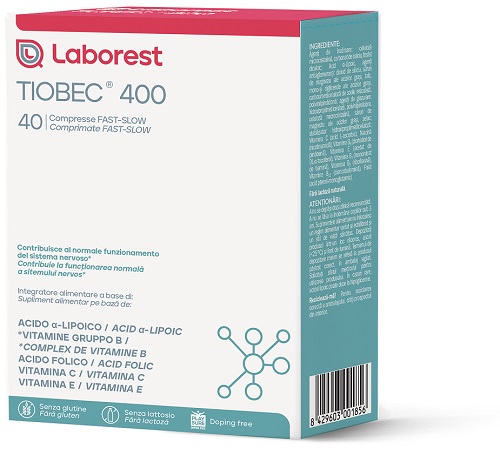 TIOBEC 400 40 COMPRESSE FAST-SLOW DA 1,28 G - Metafarm