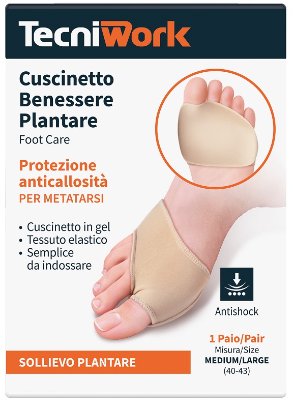 BENESSERE PLANTARE CUSCINETTO MEDIUM/LARGE 1 PAIO - Metafarm