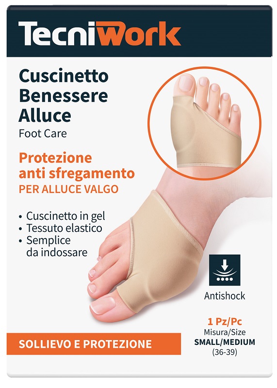 BENESSERE ALLUCE CUSCINETTO SMALL/MEDIUM 1 PEZZO - Metafarm