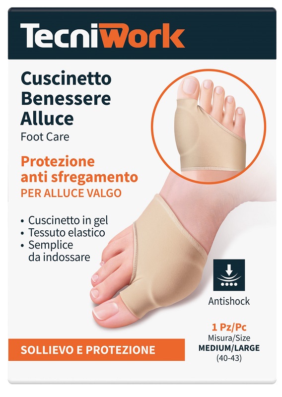 BENESSERE ALLUCE CUSCINETTO MEDIUM/LARGE 1 PEZZO - Metafarm