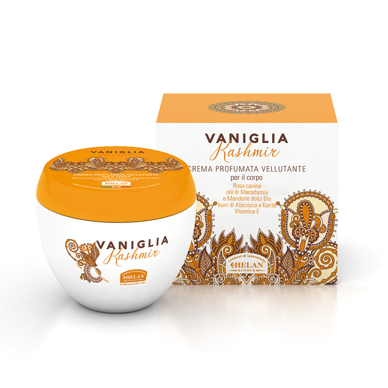 VANIGLIA KASHMIR CREMA PROFUMATA VELLUTANTE PER IL CORPO 200 ML - Metafarm