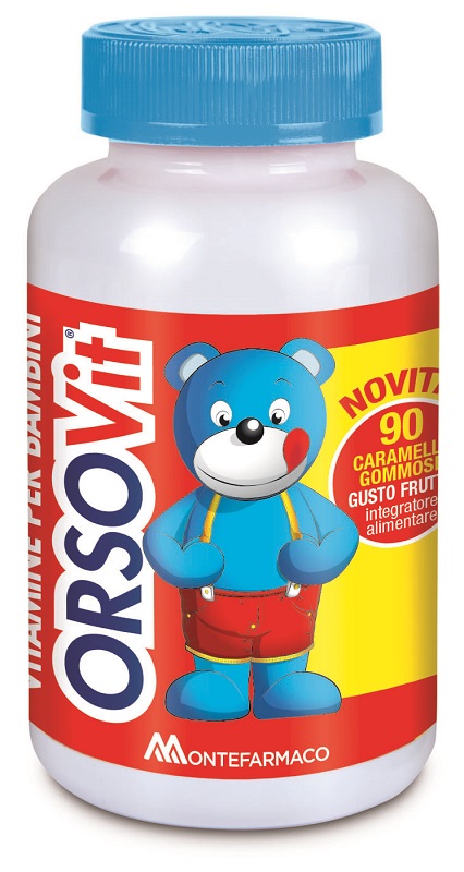 ORSOVIT CARAMELLE GOMMOSE 90 PEZZI - Metafarm