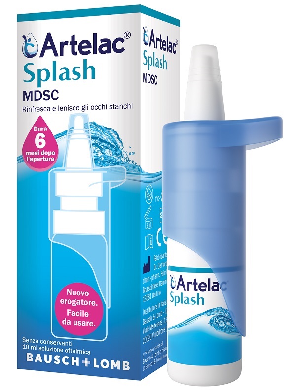 ARTELAC SPLASH MULTIDOSE GOCCE OCULARI FLACONE 10 ML - Metafarm