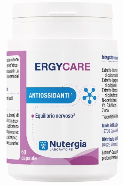 NUTERGIA ERGYCARE 60 CAPSULE - Metafarm