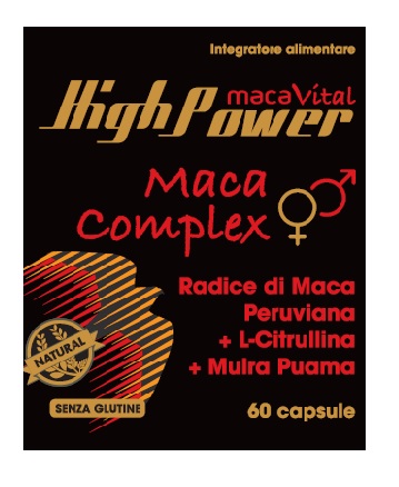 MACA VITAL HIGH POWER COMPLEX 60 CAPSULE - Metafarm