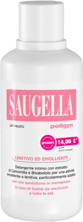 SAUGELLA POLIGYN PH NEUTRO LENITIVO ED EMOLLIENTE 500 ML TAGLIO PREZZO - Metafarm