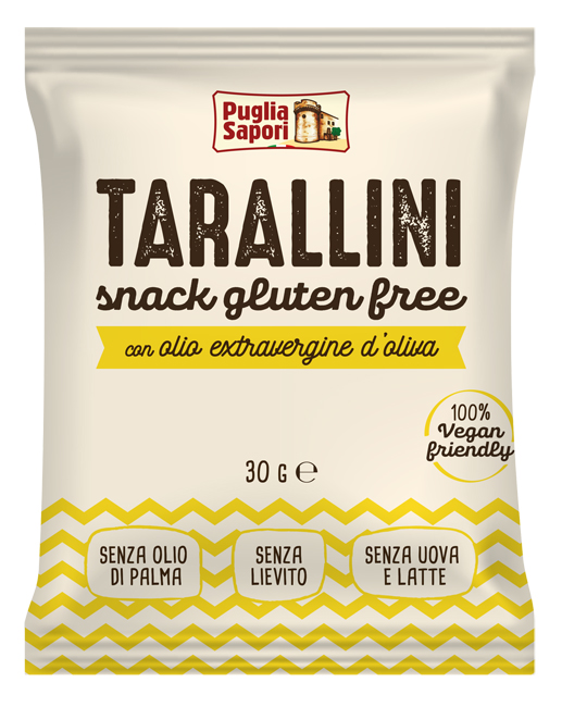 PUGLIA SAPORI TARALLINI OLIO EXTRAVERGINE DI OLIVA 30 G - Metafarm