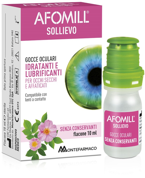 AFOMILL SOLLIEVO GOCCE OCULARI SOLLIEVO OCCHI 10 ML - Metafarm