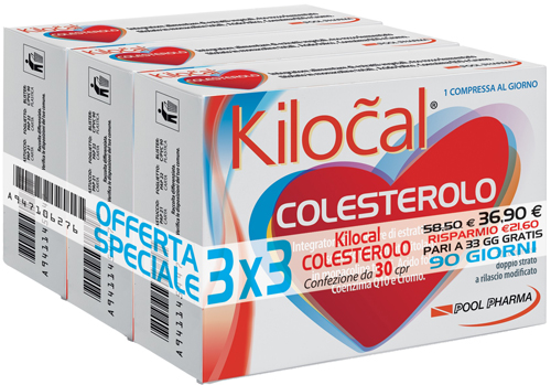 KILOCAL COLESTEROLO 30 COMPRESSE - Metafarm