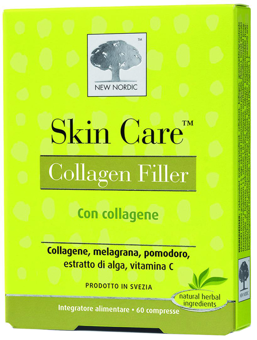 SKIN CARE COLLAGEN FILLER 60 COMPRESSE - Metafarm