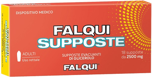 SUPPOSTE FALQUI 18 SUPPOSTE CON GLICERINA 2500MG ADULTI - Metafarm