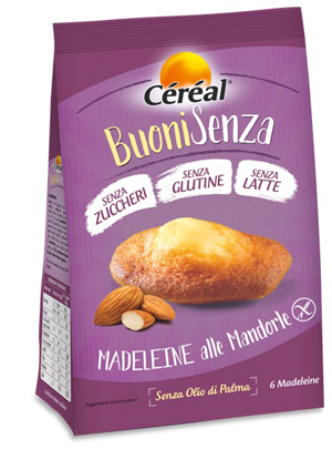 CEREAL BUONISENZA MADELEINE ALLE MANDORLE 180 G - Metafarm