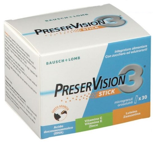 PRESERVISION 3 30 STICK OROSOLUBILI DA 2 G - Metafarm