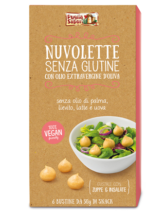 PUGLIA SAPORI NUVOLETTE SENZA GLUTINE 180 G - Metafarm
