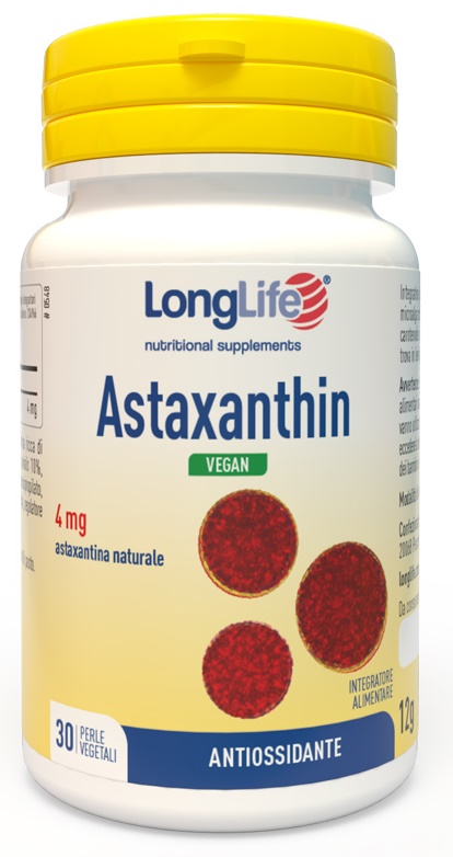 LONGLIFE ASTAXANTHIN 30 PERLE VEGETALI - Metafarm