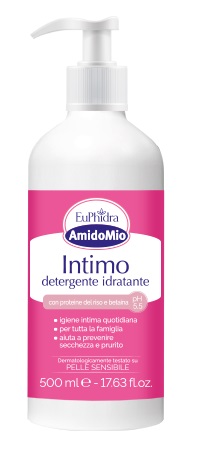 EUPHIDRA AMIDOMIO INTIMO DETERGENTE IDRATANTE 500 ML - Metafarm