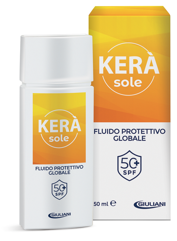 KERA' SOLE FLUIDO PROTETTIVO GLOBALE SPF 50+ 50 ML - Metafarm
