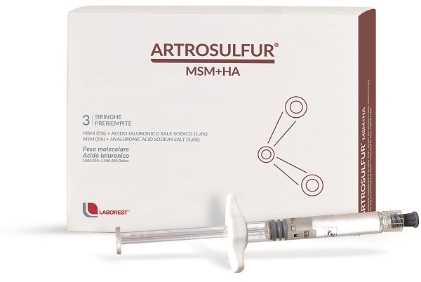 ARTROSULFUR MSM+HA SIRINGHE PRERIEMPITE INTRA-ARTICOLARI ACIDO IALURONICO 2 ML - Metafarm