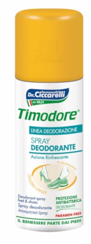 TIMODORE SPRAY DEODORANTE ALLO ZENZERO 150 ML - Metafarm