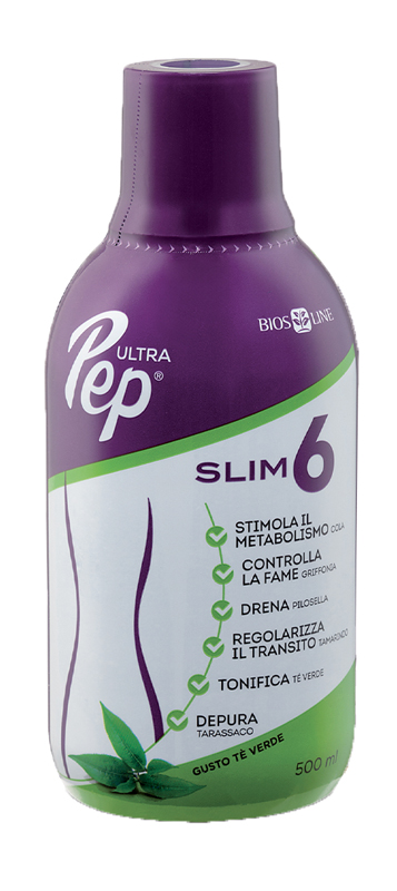 ULTRA PEP SLIM 6 TE' VERDE 500 ML BIOSLINE - Metafarm