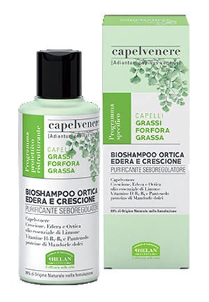 CAPELVENERE BIOSHAMPOO ORTICA EDERA E CRESCIONE 200 ML - Metafarm