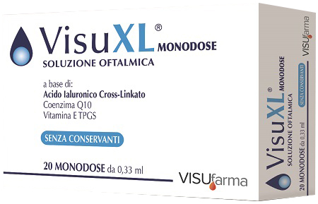 SOLUZIONE OFTALMICA VISUXL 20 CONTENITORI MONODOSE 0,33 ML - Metafarm